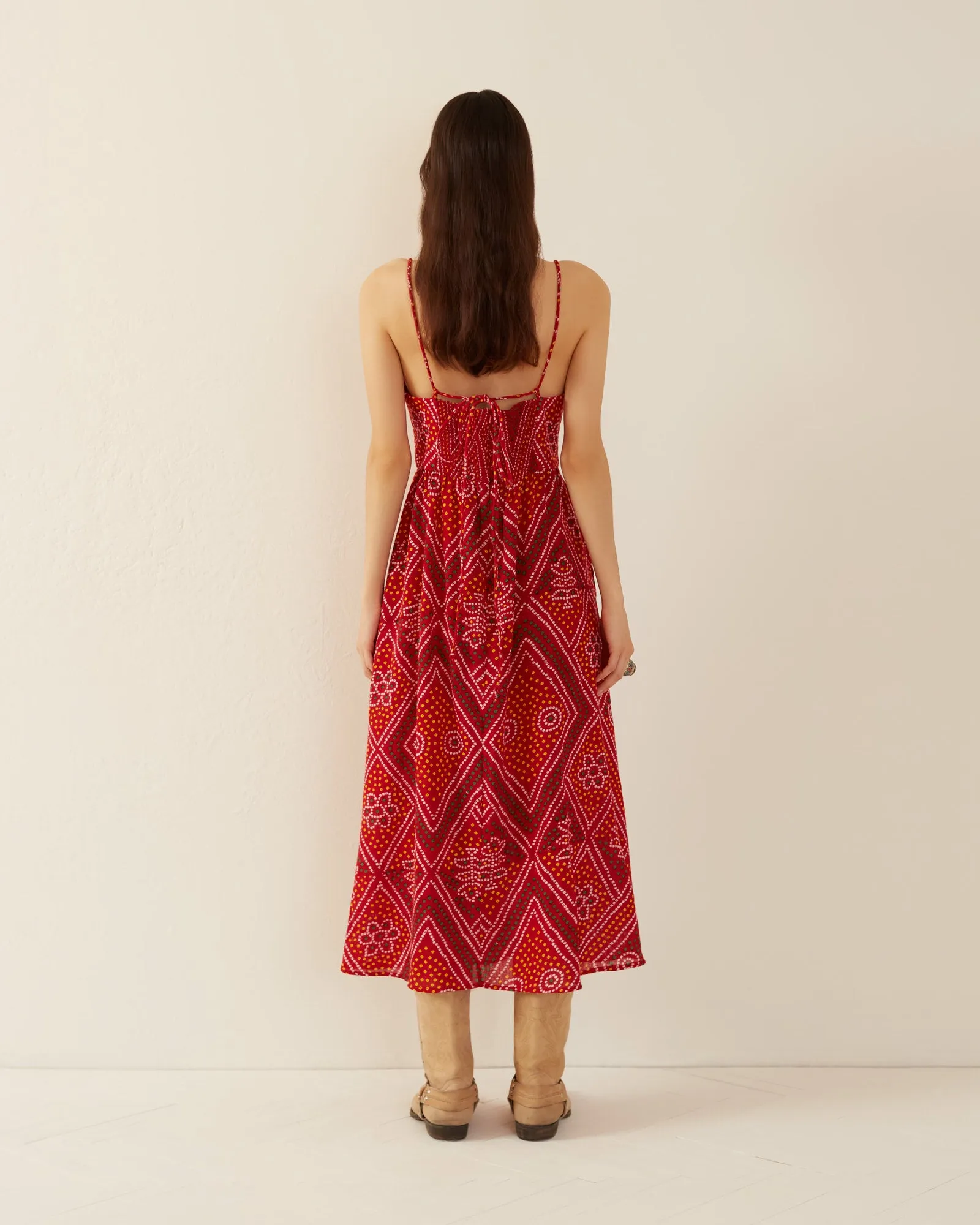Autumn Scarlett Bandani Dress