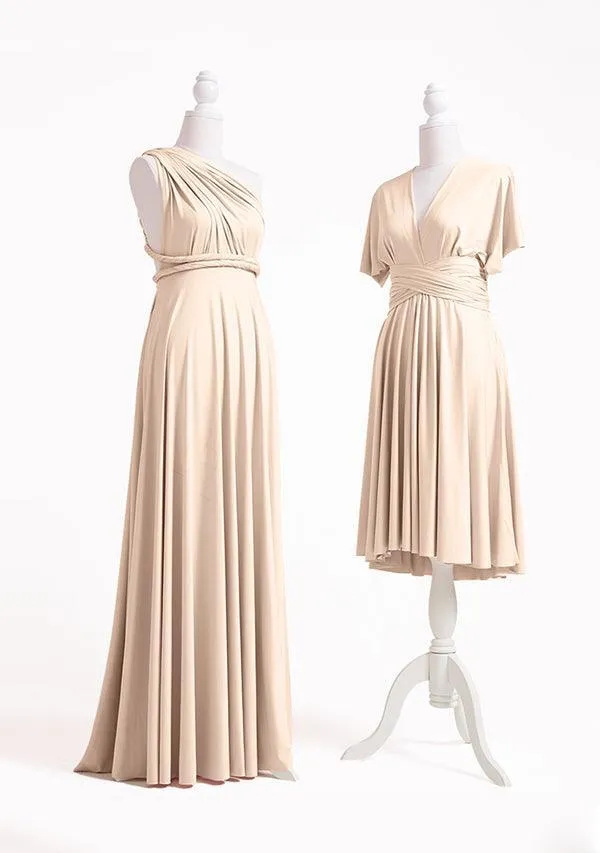 Champagne Multiway Infinity Dress