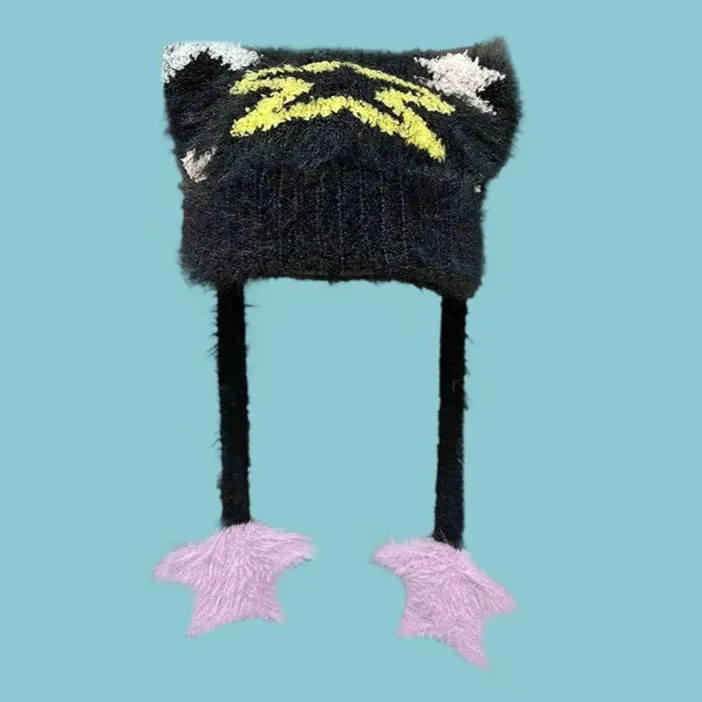 Cute Winter Sweet Fashion Pullover Cold Hat for Women