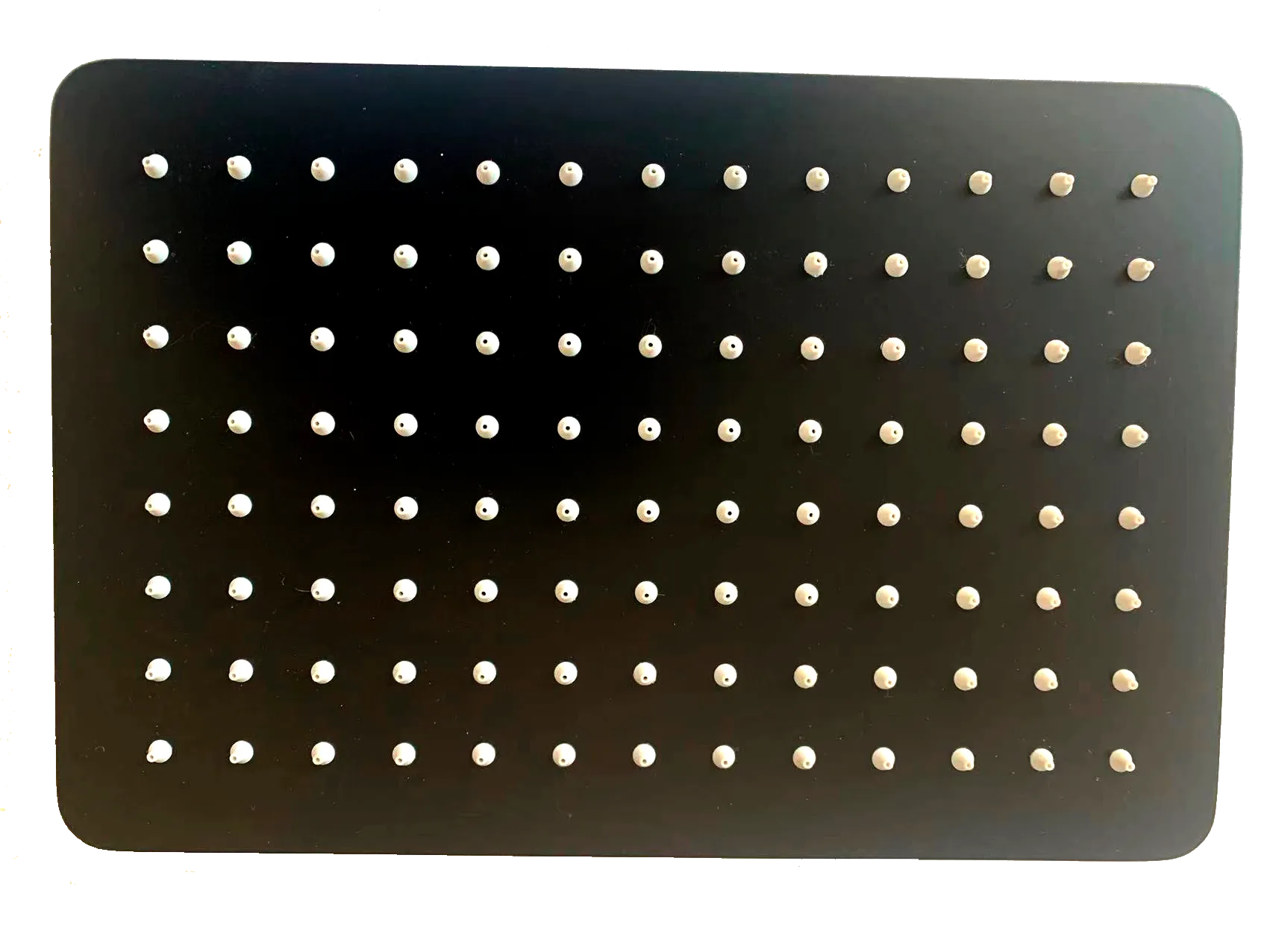 DAX REctangular Shower Head. Matte Black Finish (DAX-C2011-BL)