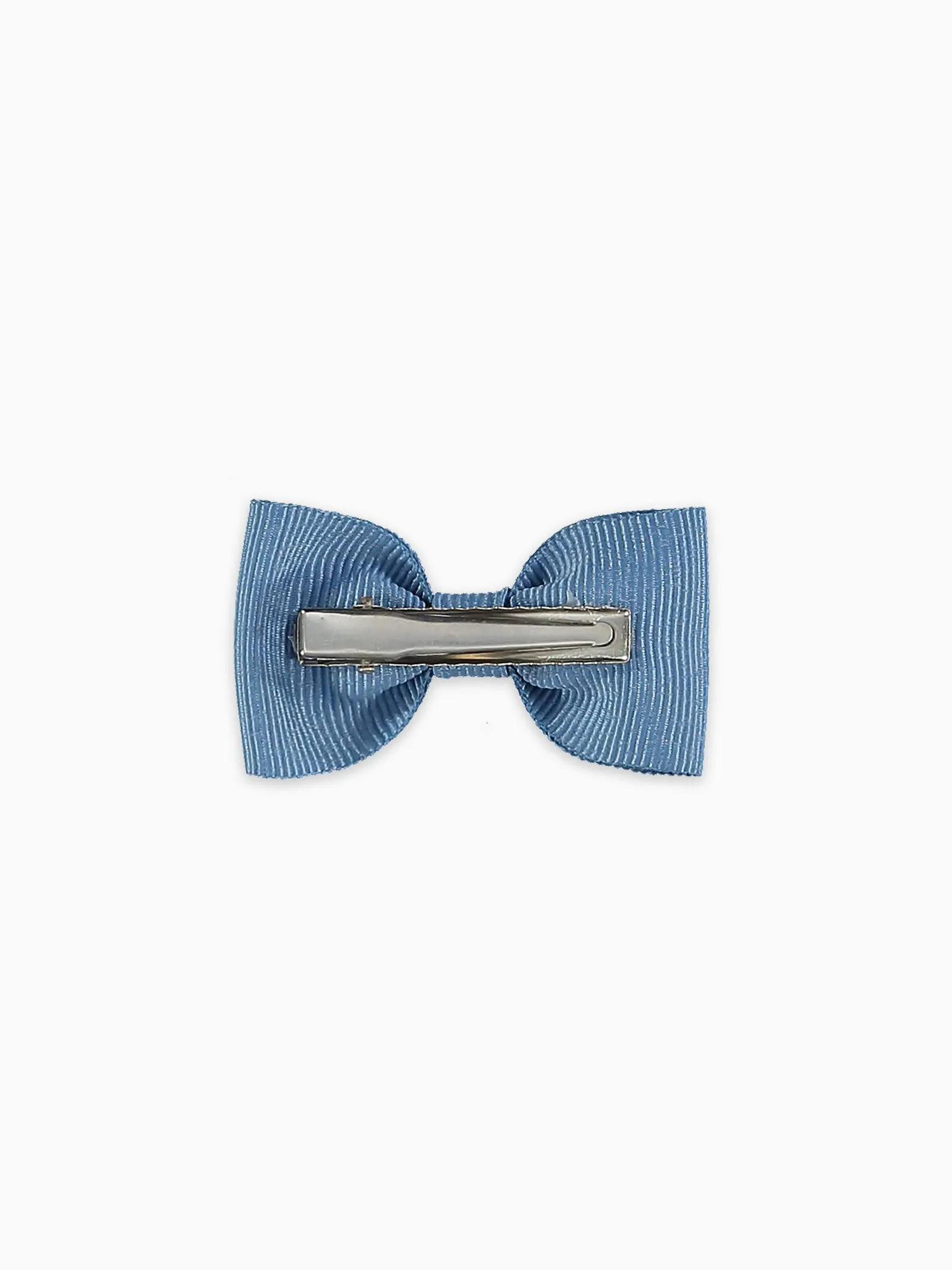 Dusty Blue Small Bow Girl Clip