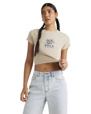Good Day Baby T-Shirt in Light Khaki