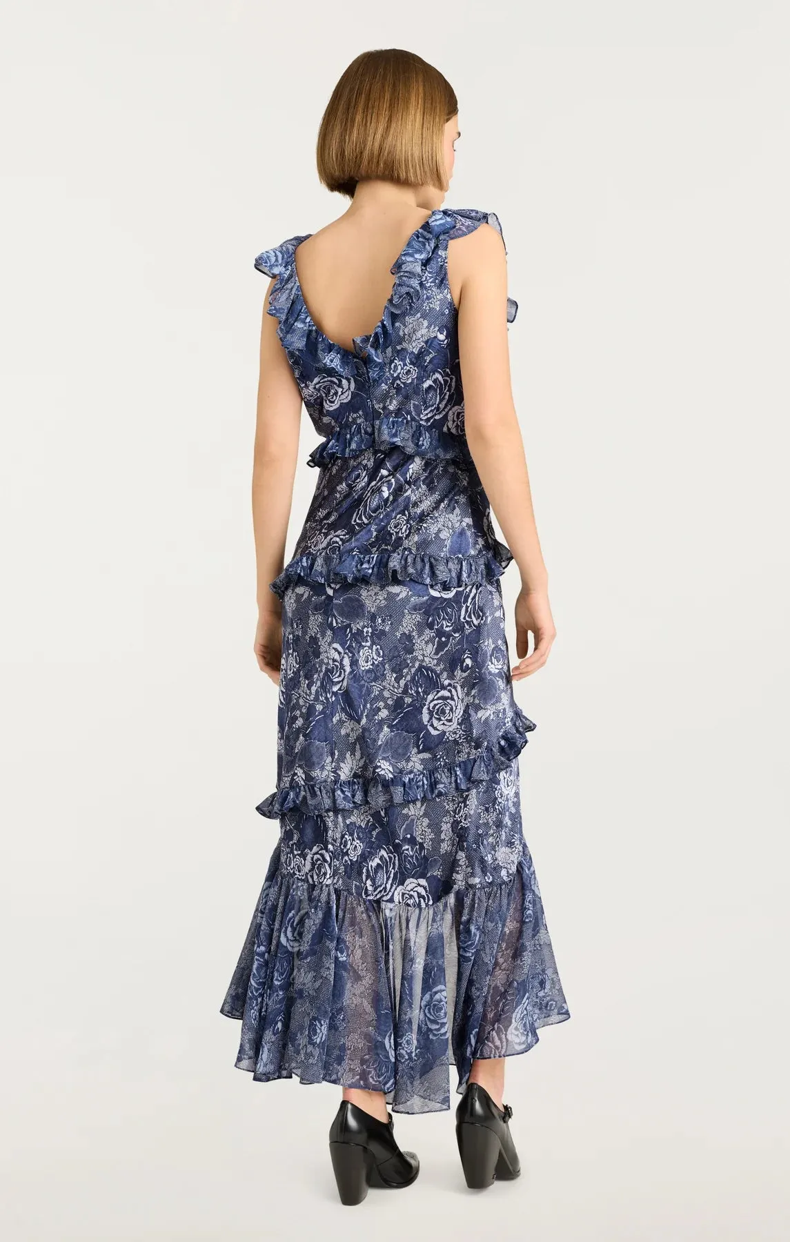 Indigo Floral Ora Dress
