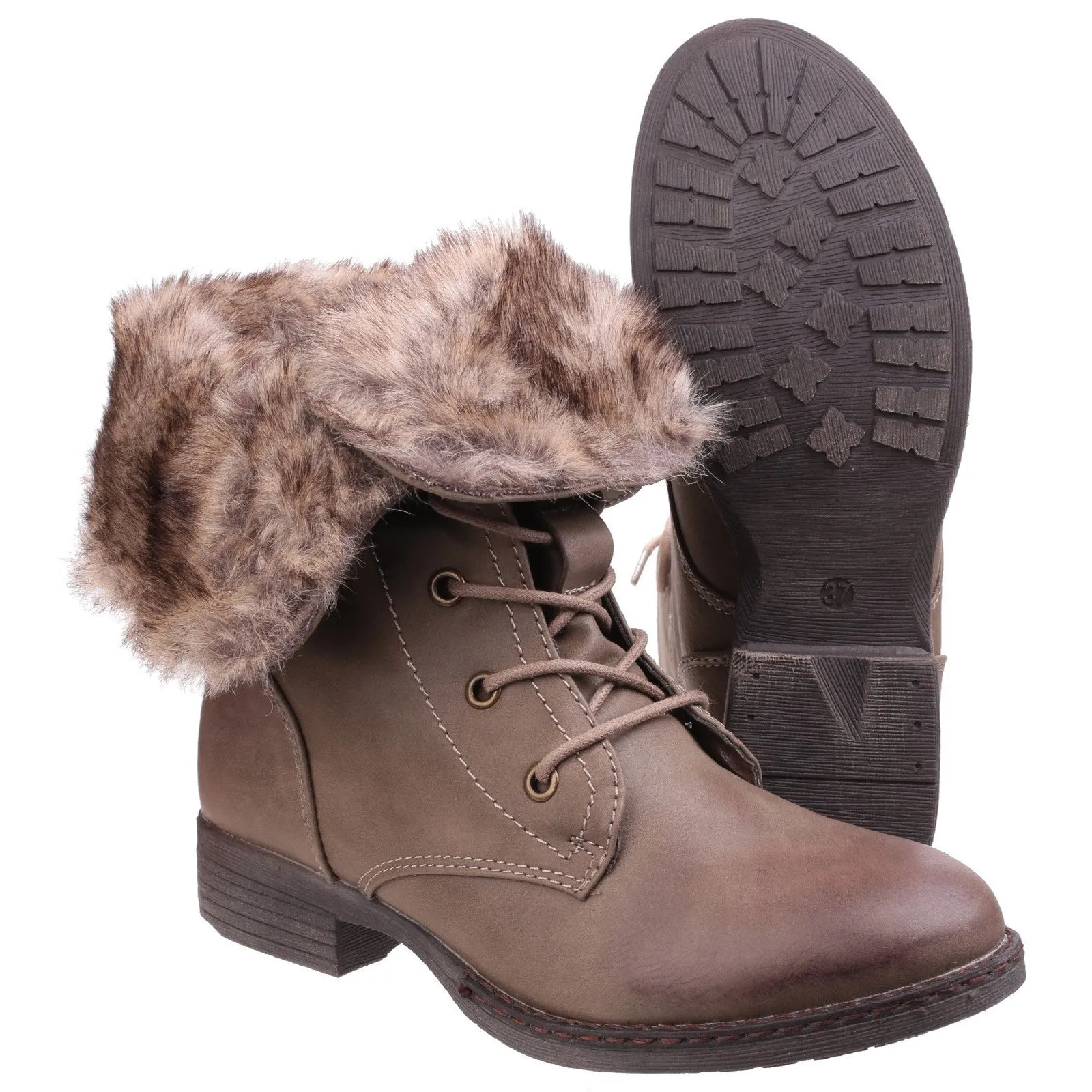 Leigh Lace Up Ankle Boot