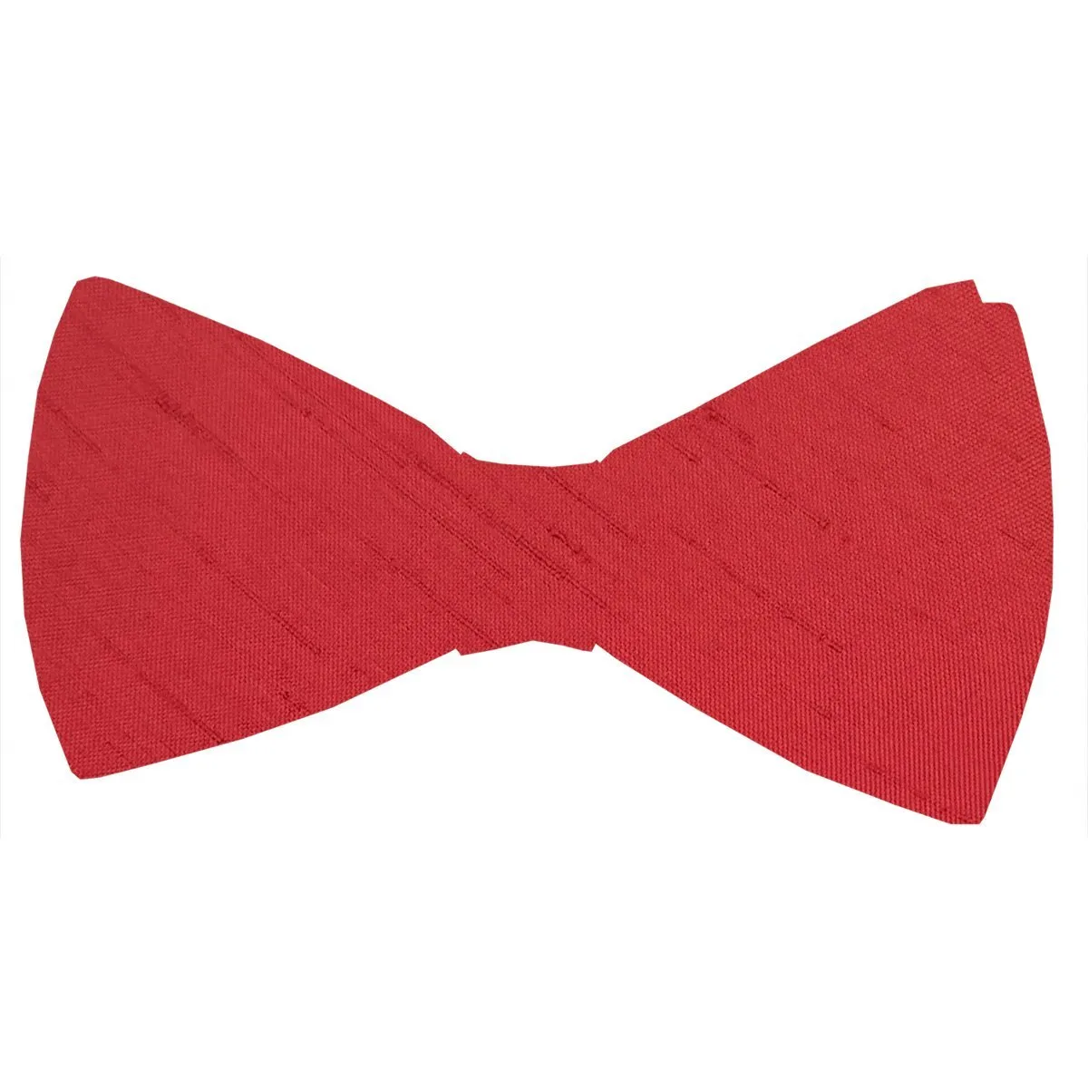 Red Shantung Bow Tie