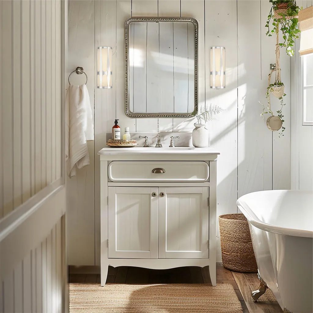Royston Integrated LED Polished Chrome Sconce