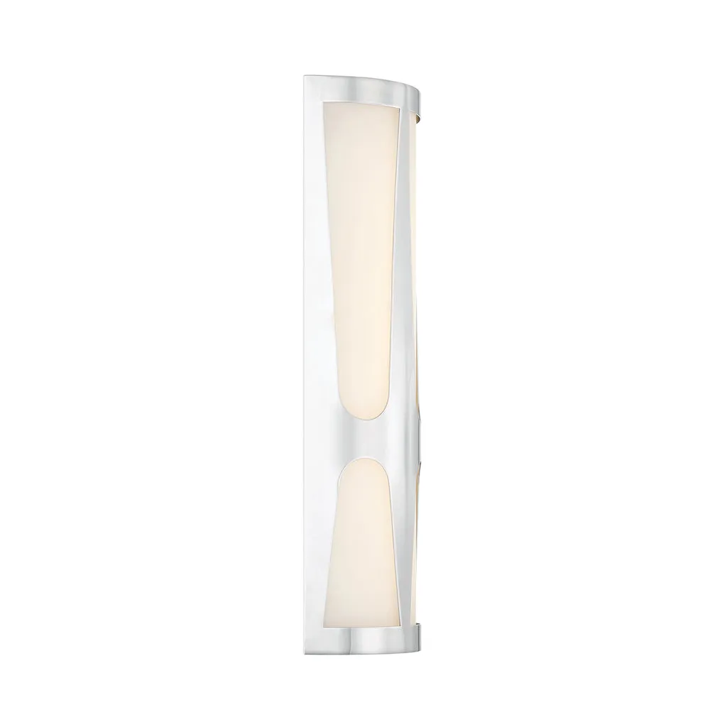 Royston Integrated LED Polished Chrome Sconce