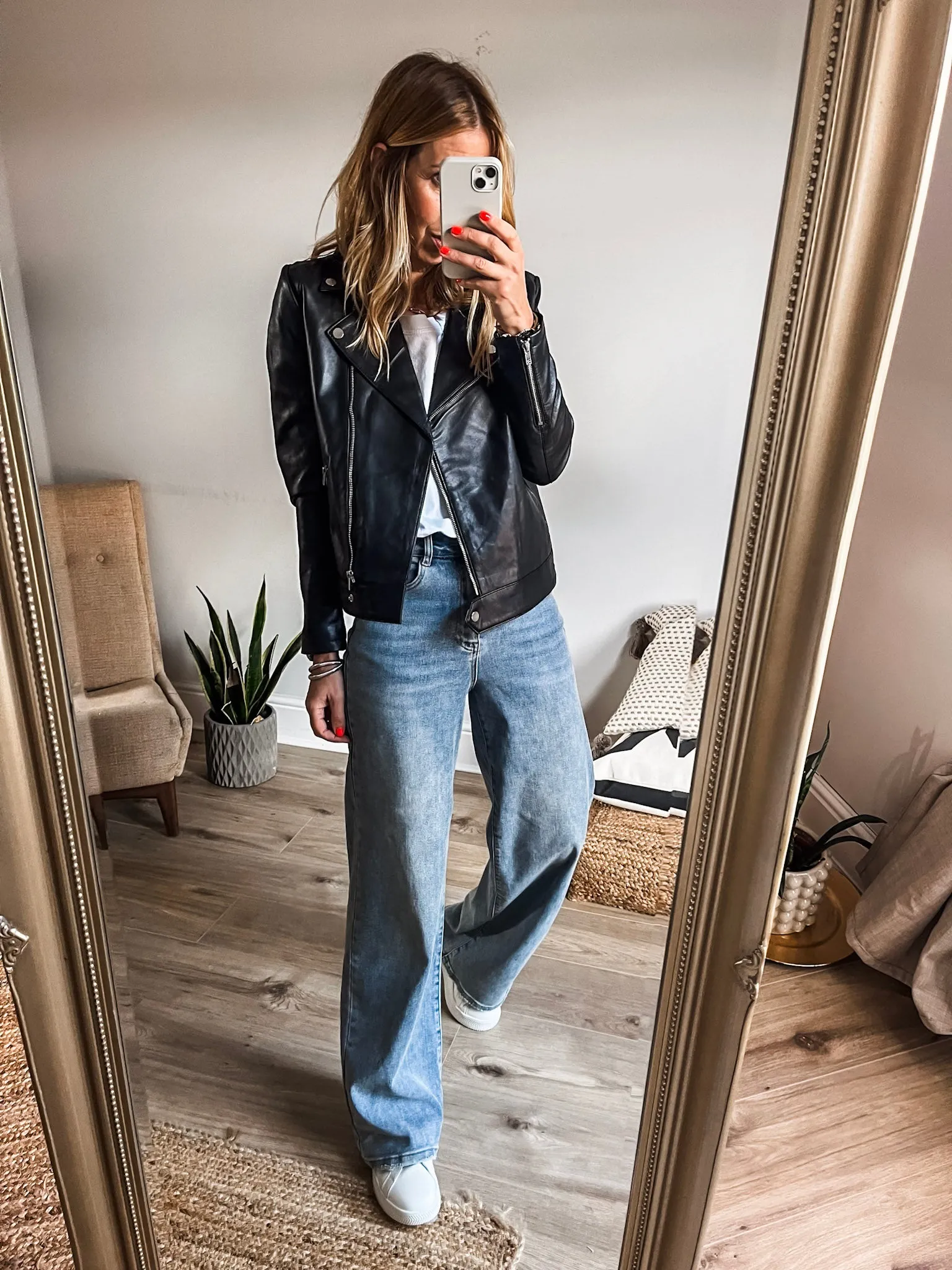 Soaked In Luxury Maeve Leather Jacket PREMIUM BRAND