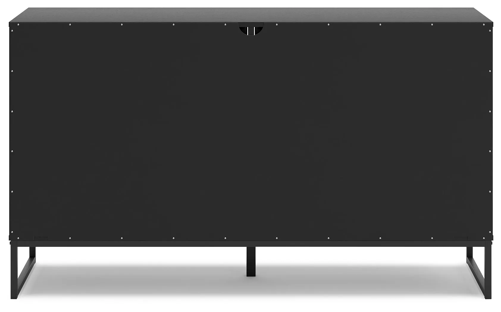 Socalle Queen Panel Headboard with Dresser in Black