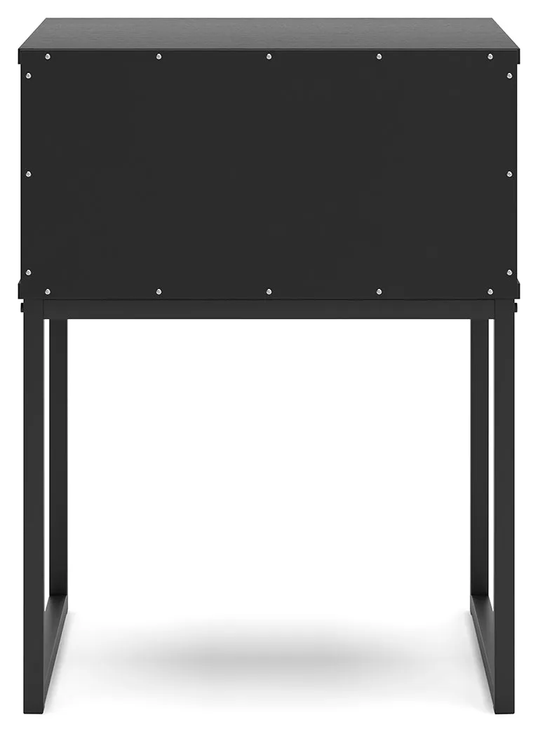 Socalle Queen Platform Bed with Dresser, Chest and Nightstand in Black