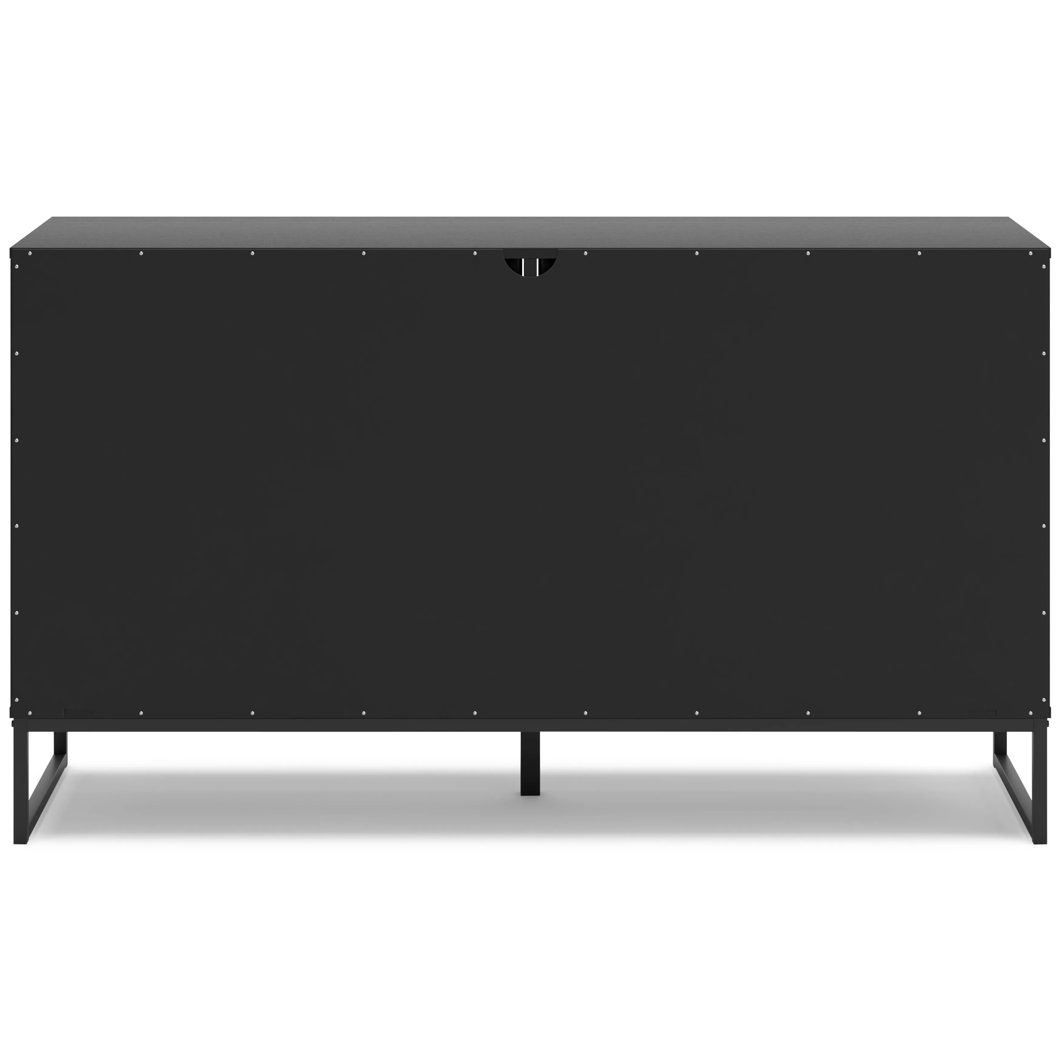 Socalle Queen Platform Bed with Dresser, Chest and Nightstand in Black