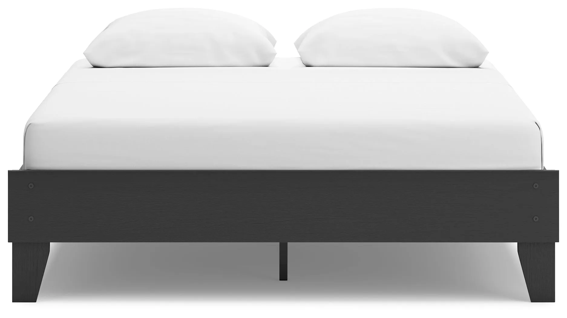 Socalle Queen Platform Bed with Dresser, Chest and Nightstand in Black