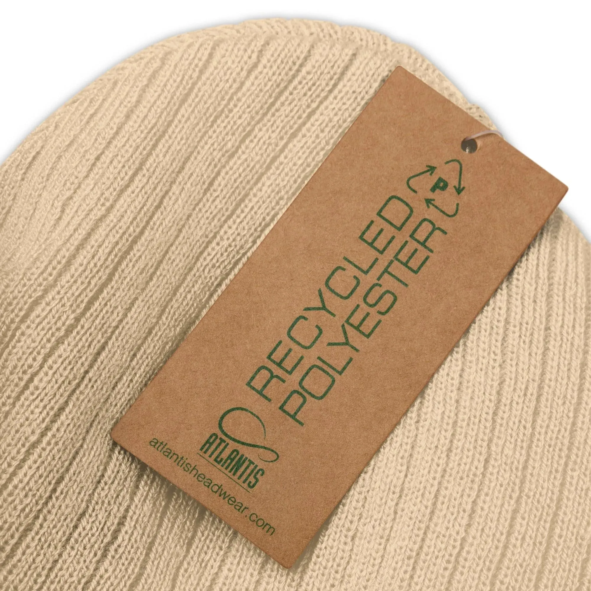 Swedish Dala Horse Embroidered Beanie - Gray