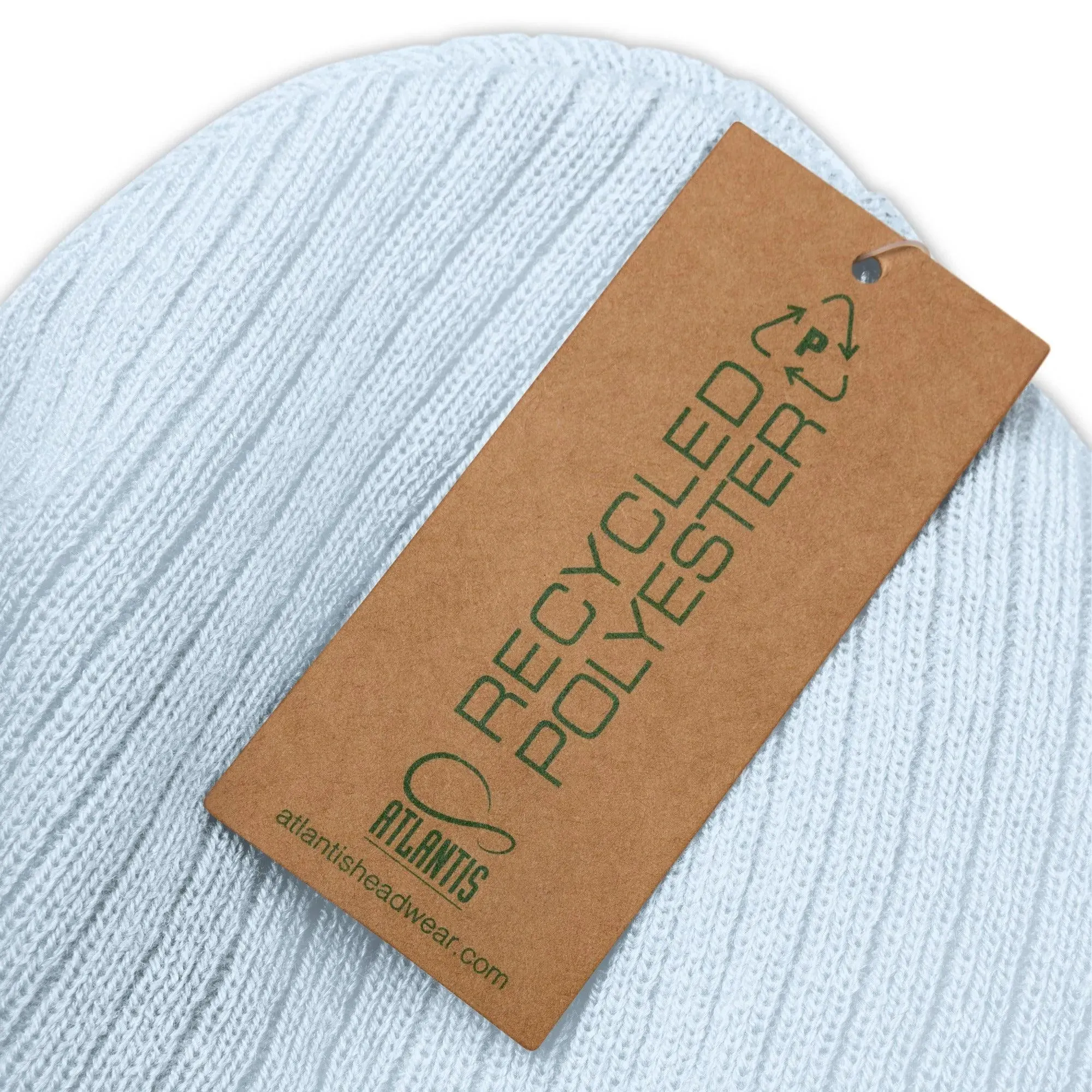 Swedish Dala Horse Embroidered Beanie - Gray
