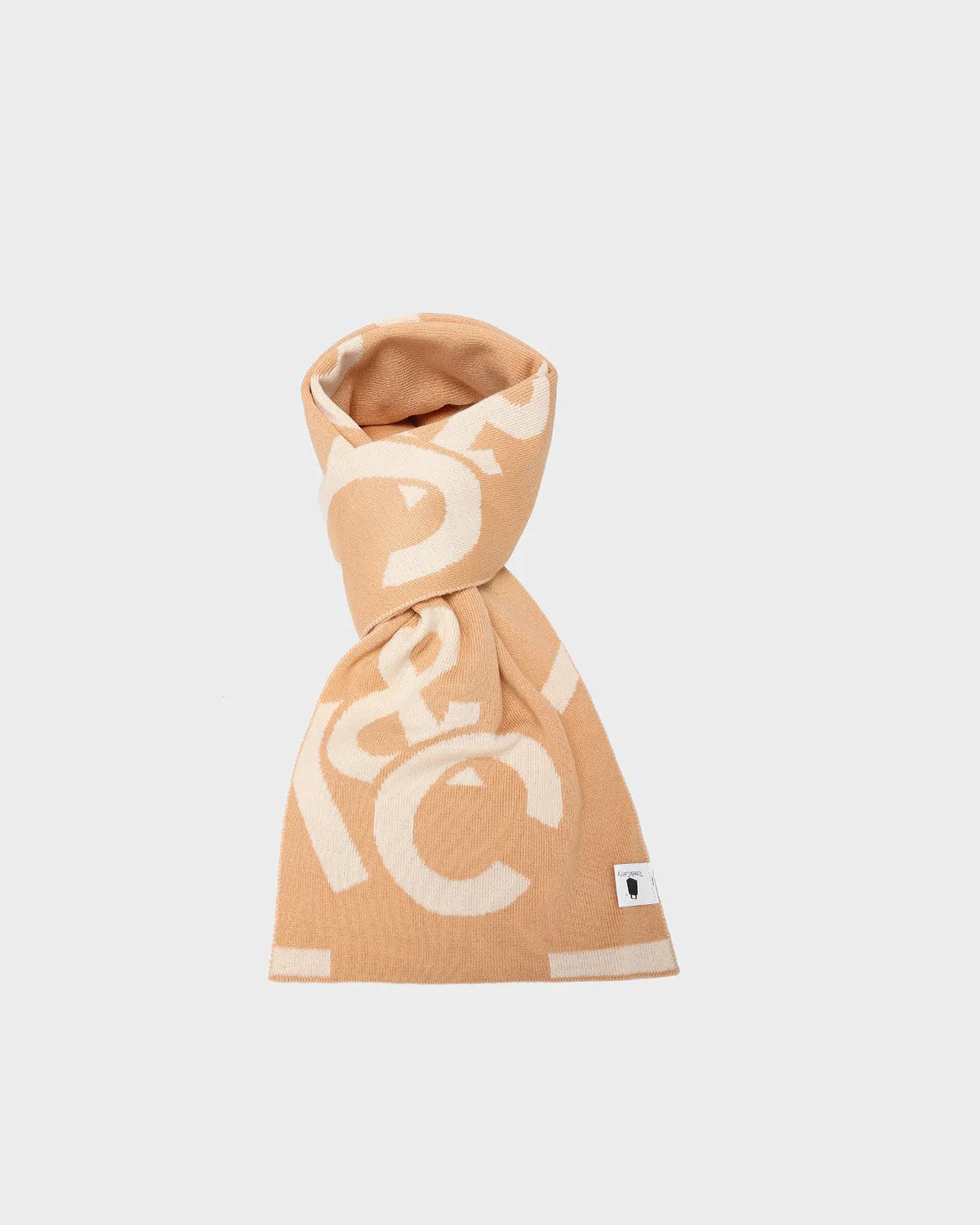 T&C Beanie Scarf Set in Cream