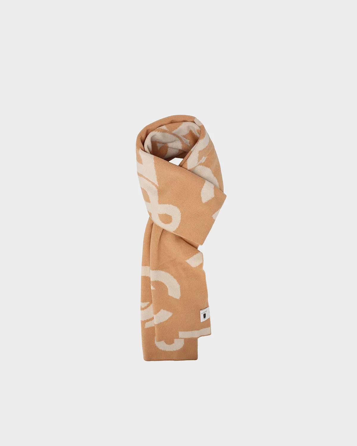 T&C Beanie Scarf Set in Cream
