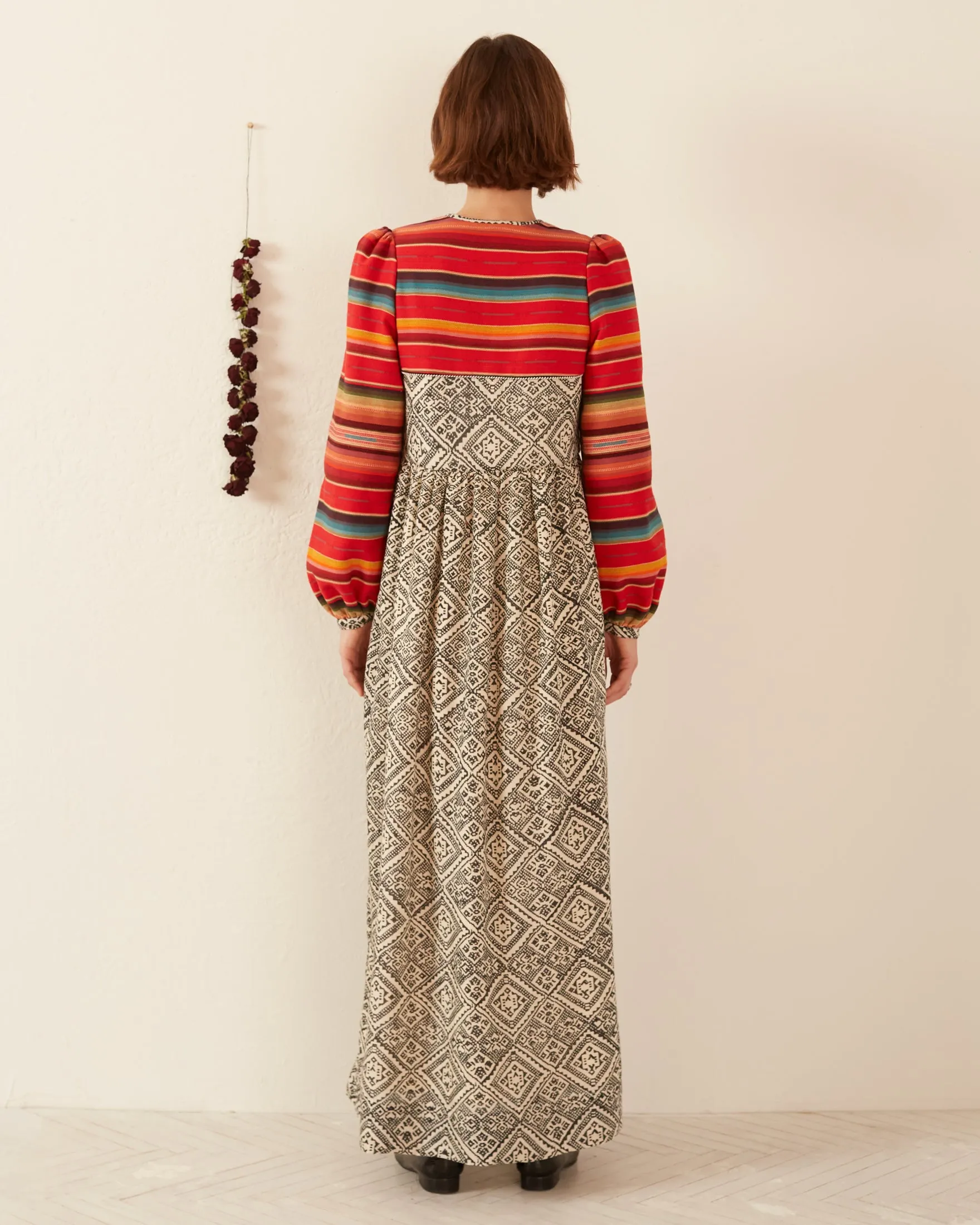 Winifred Orange Bloom Dress
