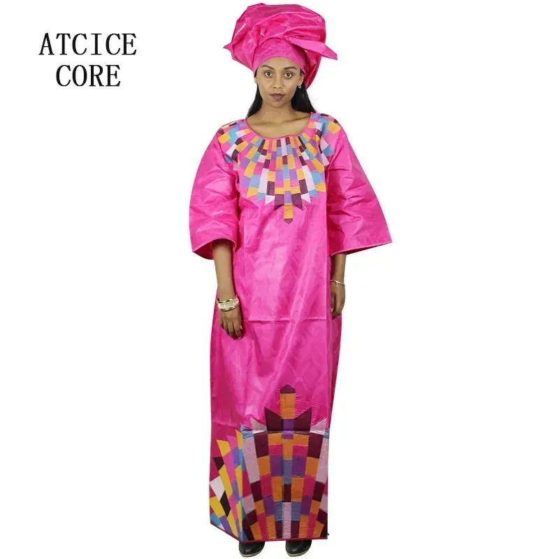 Women's African Dresses: Fashionable New Bazin Riche Embroidery Design