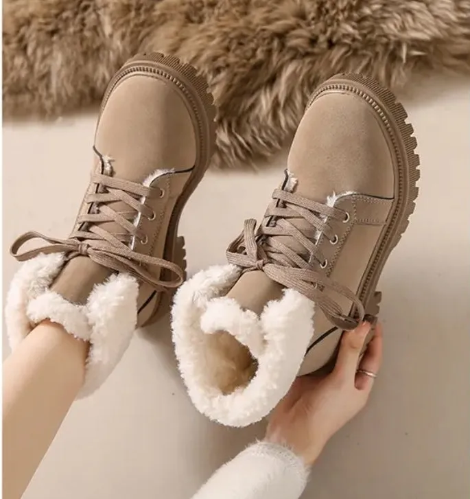 Women's new winter cold sticky light snow boots plus warm fashion women's Martin boots ankle boots