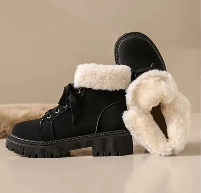 Women's new winter cold sticky light snow boots plus warm fashion women's Martin boots ankle boots