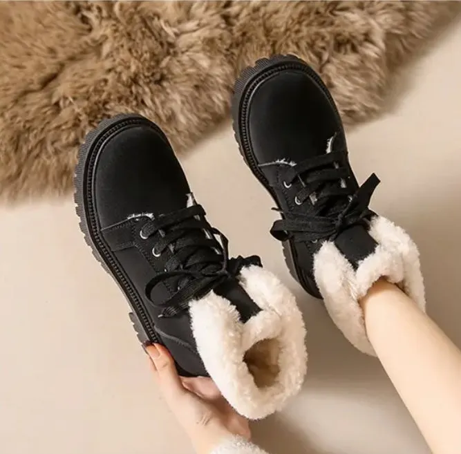 Women's new winter cold sticky light snow boots plus warm fashion women's Martin boots ankle boots