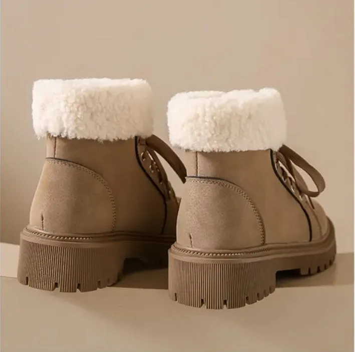 Women's new winter cold sticky light snow boots plus warm fashion women's Martin boots ankle boots