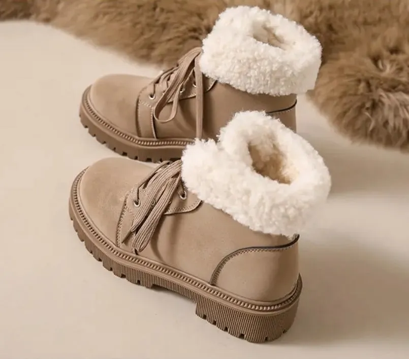 Women's new winter cold sticky light snow boots plus warm fashion women's Martin boots ankle boots